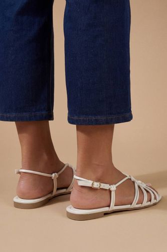 Sandales Plates À Bout Ouvert Avec Brides En Synthétiquecuir Clara | Taille 41 - Oasis - Modalova