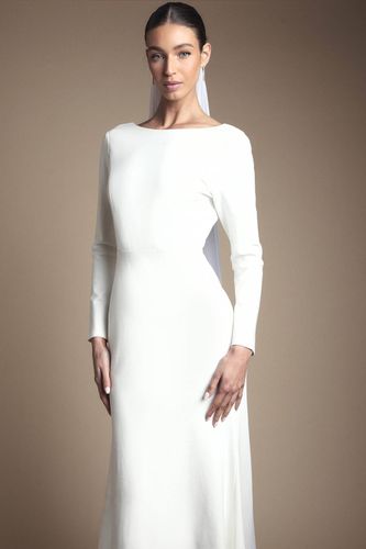Robe de Mariée Honoured à Col Bardot avec Traîne synthétiqueddle | Taille 46 - Coast - Modalova