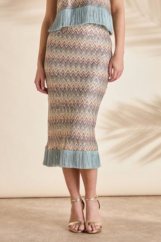 Jupe en Crochet à Sequins avec Pompons | Taille 44 - Coast - Modalova