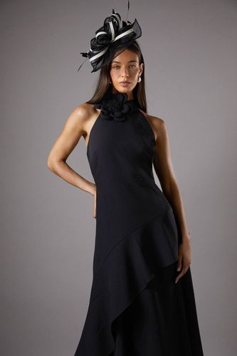 Robe Mi-Longue à Col Montant avec Détail Corsage | Taille 44 - Coast - Modalova