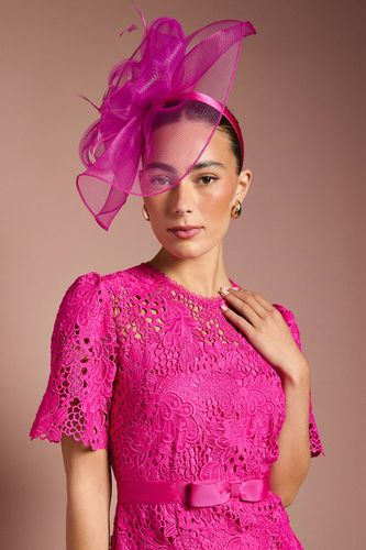 Robe Mi-Longue en Dentelle avec Ceinture Nœud | Taille 46 - Coast - Modalova