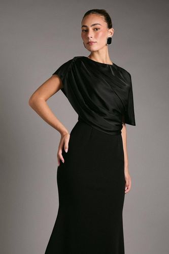 Robe Maxi Sirène Moulante avec Détail Drapé | Taille 42 - Coast - Modalova