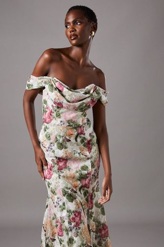 Robe Maxi Bardot Florale | Taille 46 - Coast - Modalova