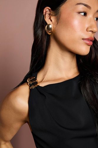 Robe Longue Sans Manches Froncée Avec Détail Boucle | Taille 42 - Coast - Modalova