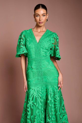 Robe à Ourlet Mouchoir en Dentelle Appliquée | Taille 42 - Coast - Modalova