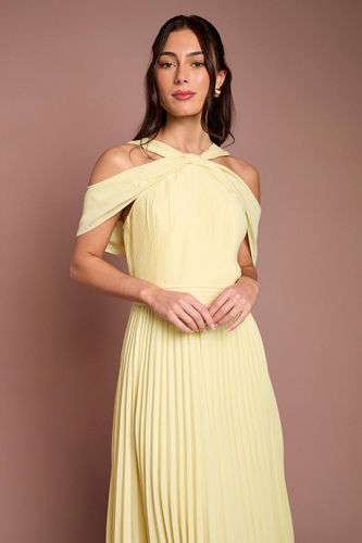 Robe De Demoiselle D'honneur Plissée À Épaules Dénudées | Taille 46 - Coast - Modalova