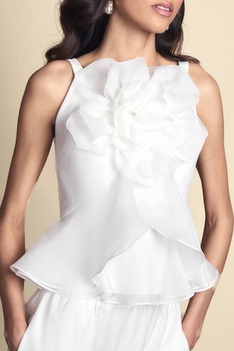 Haut De Mariage En Organza À Fleur 3D | Taille 46 - Coast - Modalova