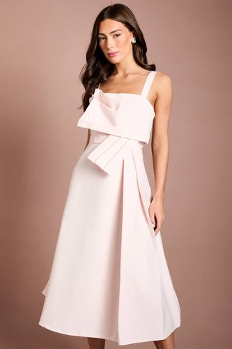 Robe Midi À Détail Torsadé Plissé | Taille 46 - Coast - Modalova