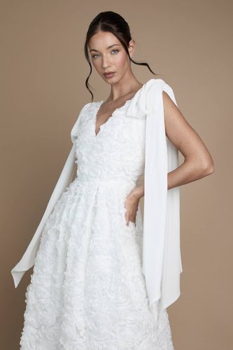 Robe de Mariée Sans Manches à Épaules Nouées et Ornements | Taille 44 - Coast - Modalova