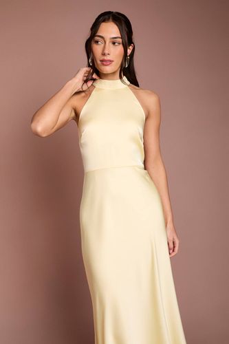 Robe De Demoiselle D'honneur Col Licou Taille Plissée | Taille 46 - Coast - Modalova