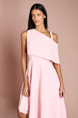 Robe Midi Asymétrique En Crêpe Petite Taille | Taille 40 - Coast - Modalova