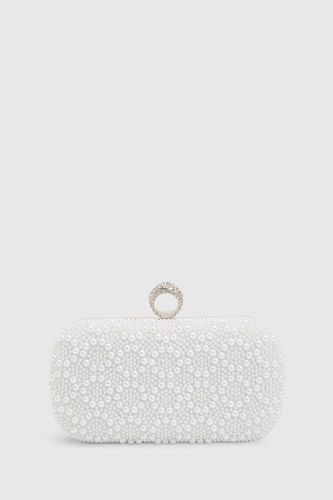 Sac Pochette De Mariée Poala Avec Détails De Perles Et Fermoir Anneau - Coast - Modalova