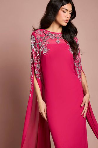 Robe Longue Cape Ornée | Taille 46 - Coast - Modalova