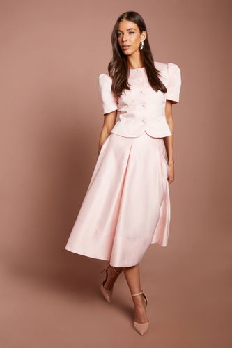 Veste Cintrée À Manches Courtes Boutonnée Sur Le Devant | Taille 44 - Coast - Modalova