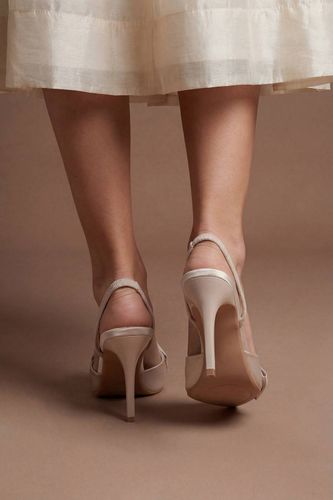 Escarpins À Talon Haut Macey En Satin Avec Bride Arrière Et Détail Nœud | Taille 41 - Coast - Modalova