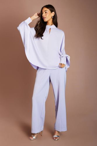 Chemise En Satin À Manches Chauve-souris | Taille Medium - Coast - Modalova