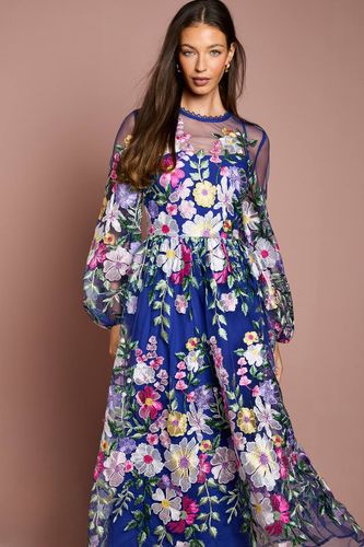 Robe Longue Brodée À Manches Longues Muse | Taille 46 - Coast - Modalova