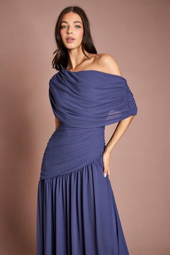 Robe Maxi Drapée Asymétrique Une Épaule Contour Collective | Taille 46 - Coast - Modalova