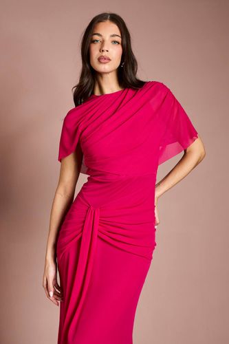 Robe À Manches Cape Torsadées Contour Collective | Taille 40 - Coast - Modalova