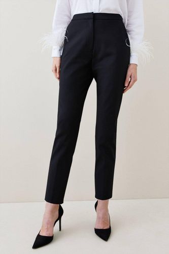 Pantalon Tissé Techno Essentiel | Taille 18 - KarenMillen - Modalova