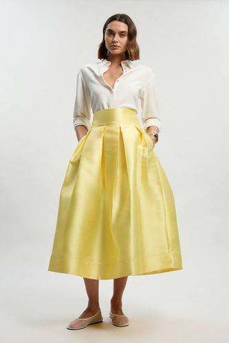 Tunique de bal maxi en sergé tissé | Taille 16 - KarenMillen - Modalova