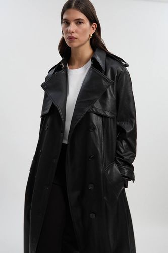 Trench-coat Cintré en synthétique avec Ceinture | Taille 14 - KarenMillen - Modalova