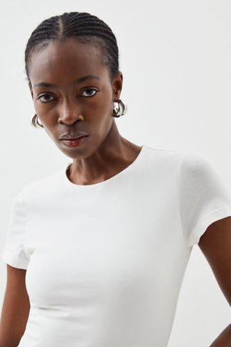 Stretch Cotton T-Shirt | Taille Medium - KarenMillen - Modalova