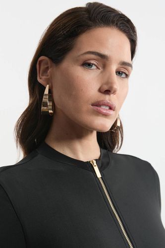 Maillot de bain à manches longues avec zip doré | Taille Medium - KarenMillen - Modalova