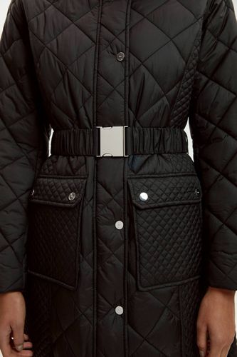 Manteau Long Matelassé à Casynthétiqueche | Taille 16 - KarenMillen - Modalova