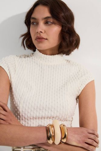 Textured Jersey Top | Taille Medium - KarenMillen - Modalova