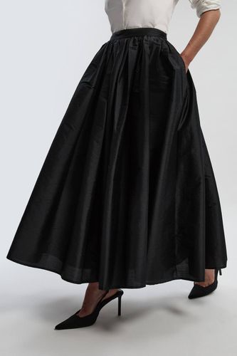 Jupe Longue en Taffetas Tissé | Taille 16 - KarenMillen - Modalova