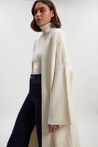 Gilet Long Midi en Maille | Taille Medium - KarenMillen - Modalova