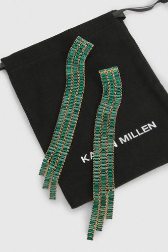 Boucles d'Oreilles Pendantes Diamanté - KarenMillen - Modalova