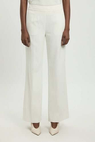 Pantalon Droit Ajusté en Tissu Stretch Compact | Taille 18 - KarenMillen - Modalova