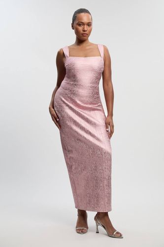 Robe Maxi Grande Taille en Maille Métallisée à Bretelles Moulante | Taille 2XL - KarenMillen - Modalova
