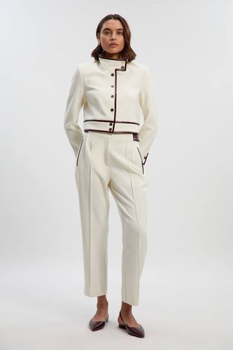 Veste Cintrée Ceinturée en Mélange synthétique Stretch Compact | Taille 16 - KarenMillen - Modalova