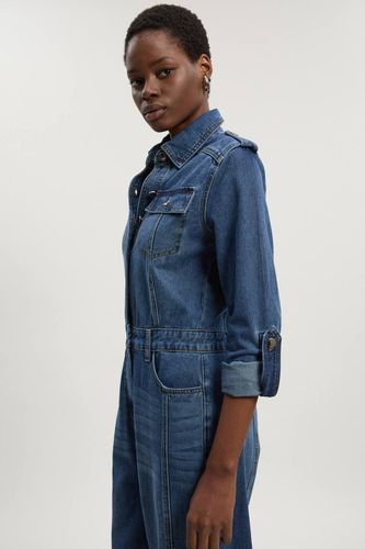 Combinaison Salopette en Denim | Taille 14 - KarenMillen - Modalova