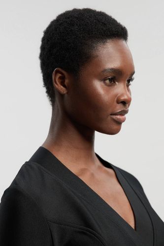 Robe Midi Petite Taille Moulante Bandage Avec Détail Zip Asymétrique | Taille 12 - KarenMillen - Modalova