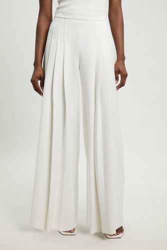 Pantalon Large Plissé En Crêpe Structuré Ajusté | Taille 16 - KarenMillen - Modalova