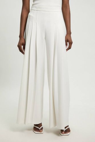 Pantalon Large Plissé En Crêpe Structuré Coupe Ajustée Petite | Taille 12 - KarenMillen - Modalova