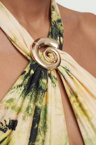 Maillot De Bain Dos Nu Tropical Avec Coquillages Décoratifs | Taille XS - KarenMillen - Modalova