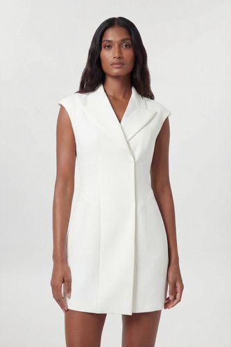 Robe Mini Ajustée À Détails De Coutures Stretch Compact Petite | Taille 16 - KarenMillen - Modalova