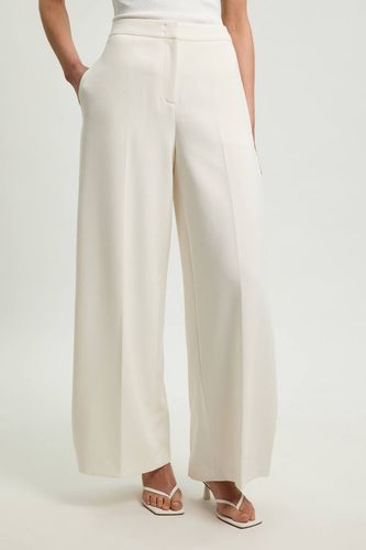 Pantalon Large Tailleur En Tissu Stretch Compact | Taille 16 - KarenMillen - Modalova