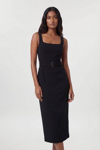 Robe Crayon Midi Ajustée En Tissu Stretch Compact | Taille 16 - KarenMillen - Modalova