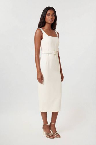 Robe Crayon Midi Ajustée En Tissu Stretch Compact | Taille 16 - KarenMillen - Modalova