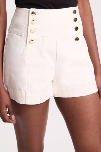 Short En Denim À Boutons Sur Le Devant | Taille 16 - KarenMillen - Modalova