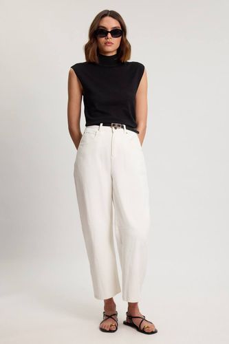Débardeur En Maille À Col Montant Mélange Viscose | Taille XS - KarenMillen - Modalova