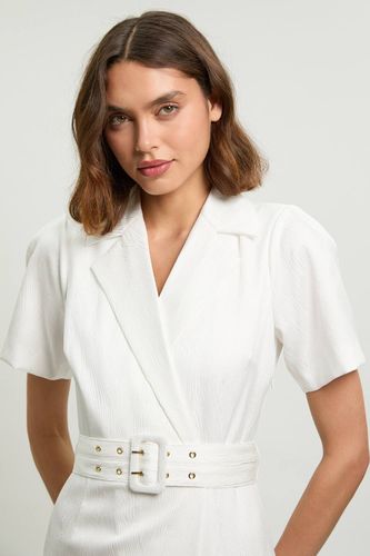 Robe Blazer Mini Cintrée Avec Ceinture | Taille 16 - KarenMillen - Modalova
