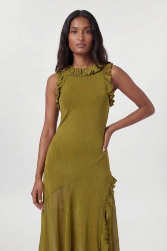 Robe Maxi Tricotée À Volants Petite Taille | Taille Medium - KarenMillen - Modalova