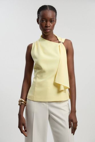 Haut Drapé À Détails De Finition Tailleur Poli | Taille 16 - KarenMillen - Modalova